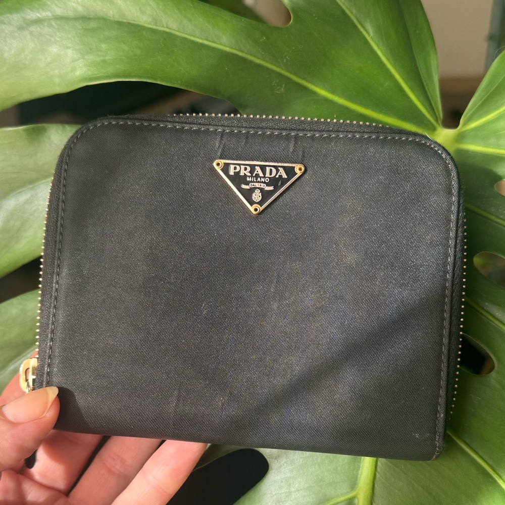 Vintage Prada Tessuto Nylon Zip Wallet
